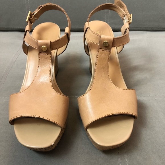 Franco Sarto Cork wedge sandals - Picture 6 of 8